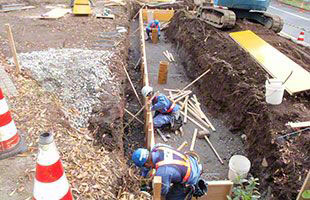 写真:土工工事